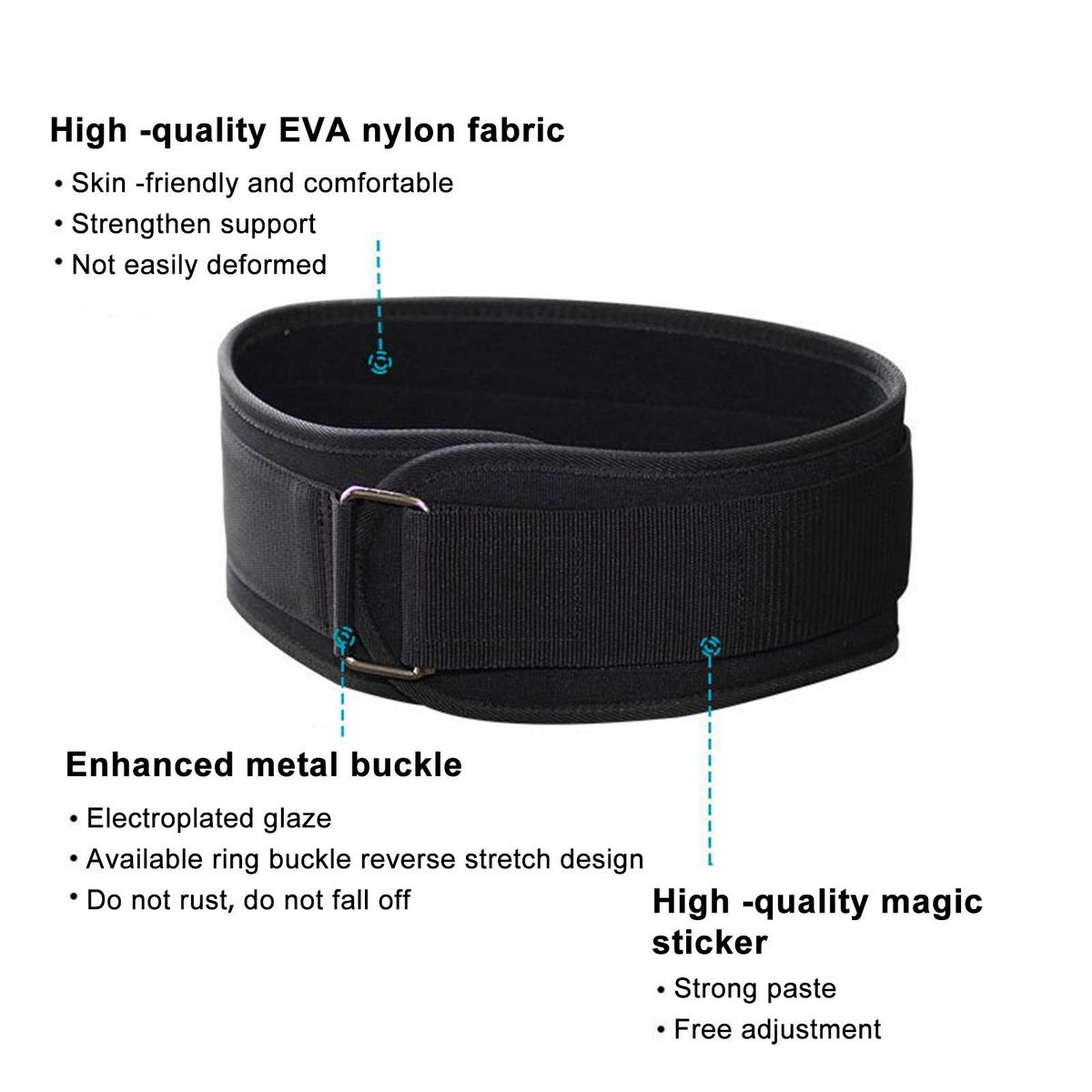 Fitness Belt Profit Flexilock Weightlifting Belt for Powerlifting Black