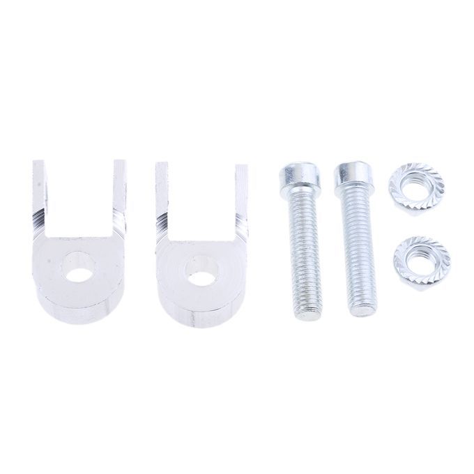 Motorcycle Height Extender Rear Shock Absorber Riser Suspension Silver