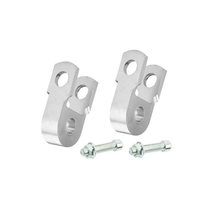 Motorcycle Height Extender Rear Shock Absorber Riser Suspension Silver