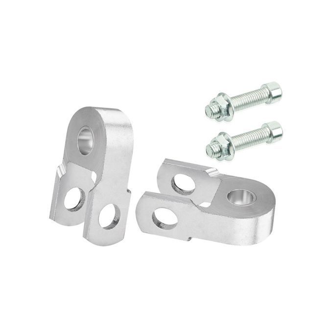 Motorcycle Height Extender Rear Shock Absorber Riser Suspension Silver