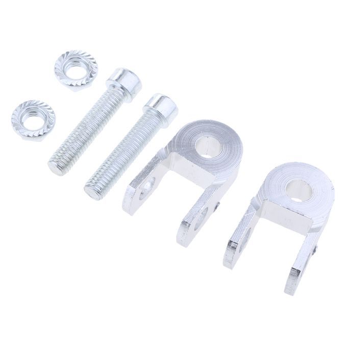 Motorcycle Height Extender Rear Shock Absorber Riser Suspension Silver