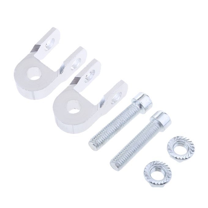Motorcycle Height Extender Rear Shock Absorber Riser Suspension Silver