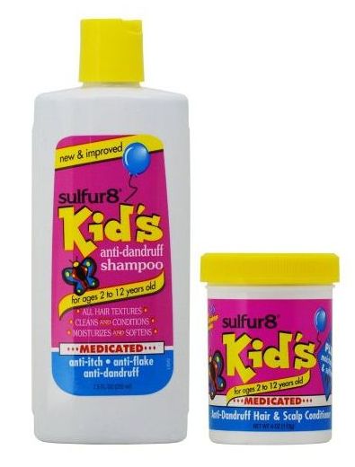 Sulfur8 Kids Medicated Anti Dandruff Shampoo & Cream-2 Pk