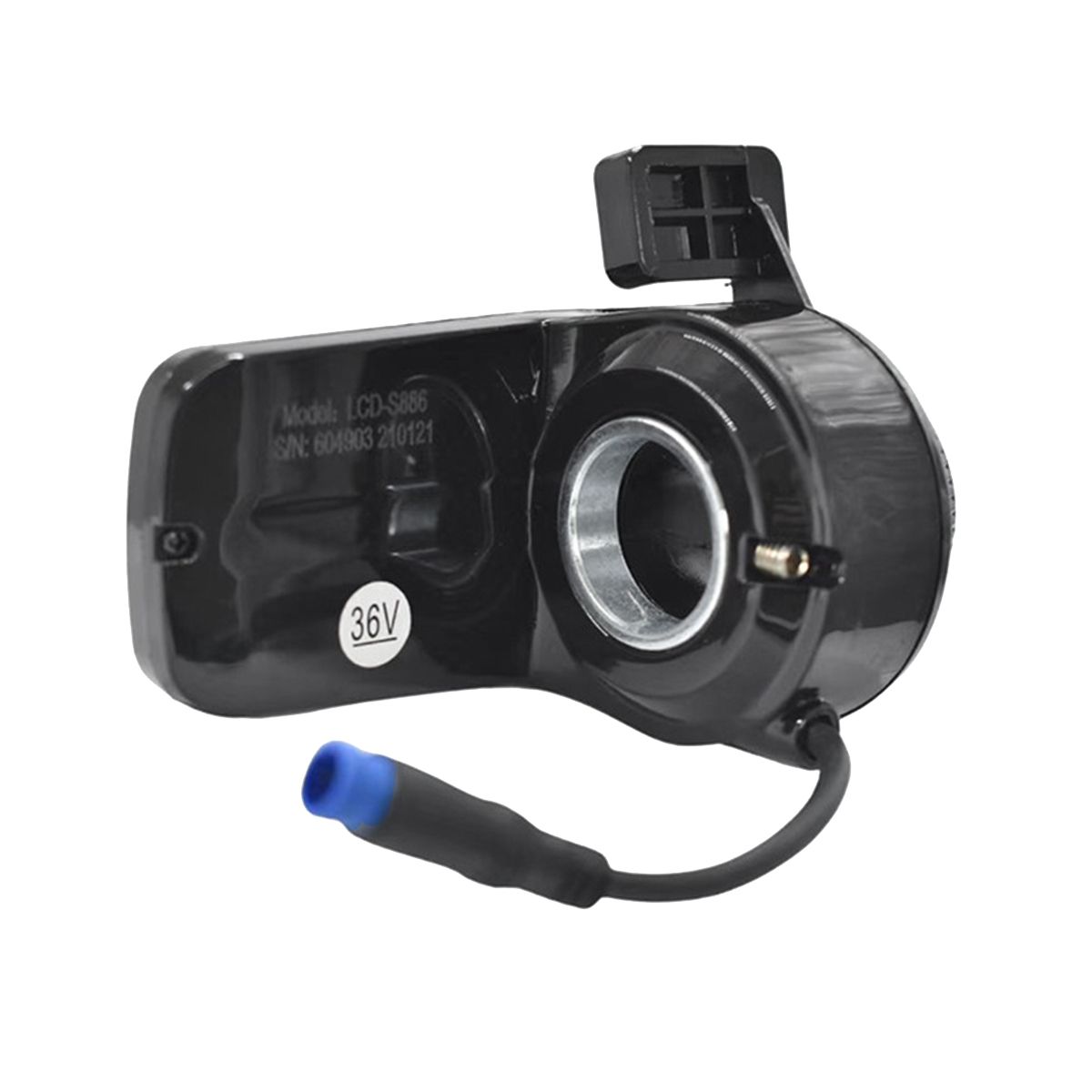 24V/36V/48V/60V S886 Ebike LCD Display Panel Thumb Throttle 5PIN 6PIN for Electric Bicycles E-Scooter(6PIN)