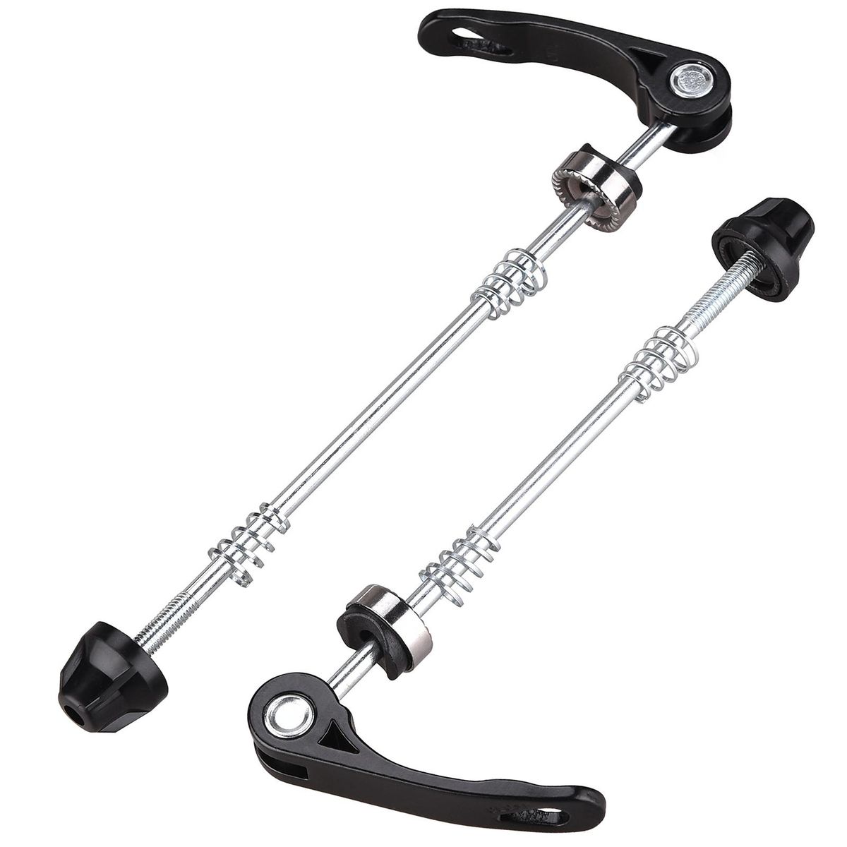 Bicycle Wheel Hub Skewers Road Mountain Bike MTB Wheel Hub Front and Rear Skewers Quick   Release Skewers Clip Lever Axle 155/190mm