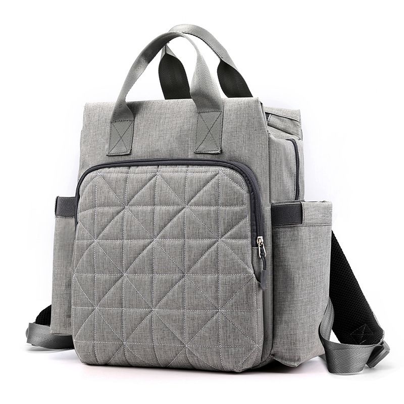 (Gray1)Multi-function Mom's Maternity Nappy Bag Large