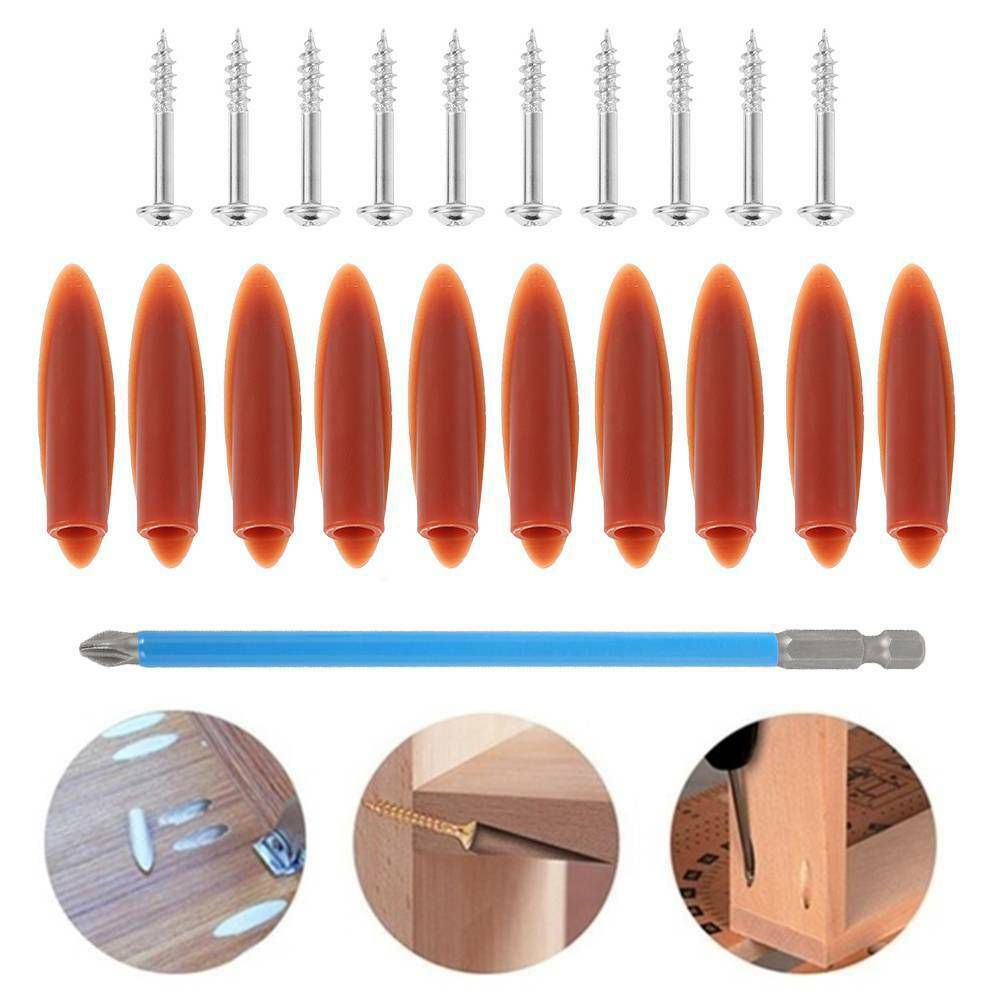 34Pcs Woodworking Pocket Hole Jig Drill Guide Set Hole