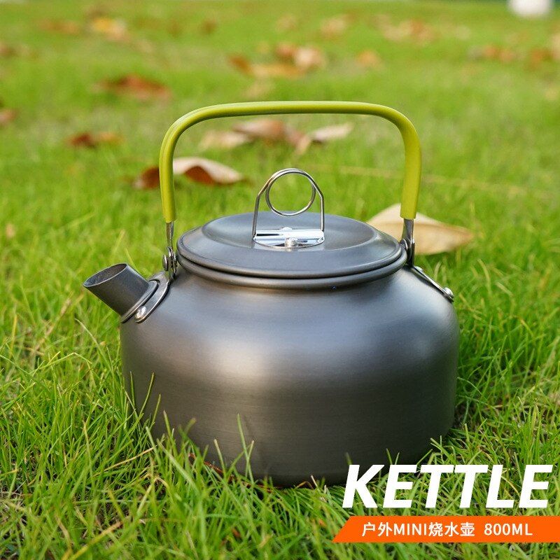0.8L Portable Mountaineering Kettle Aluminum Alloy