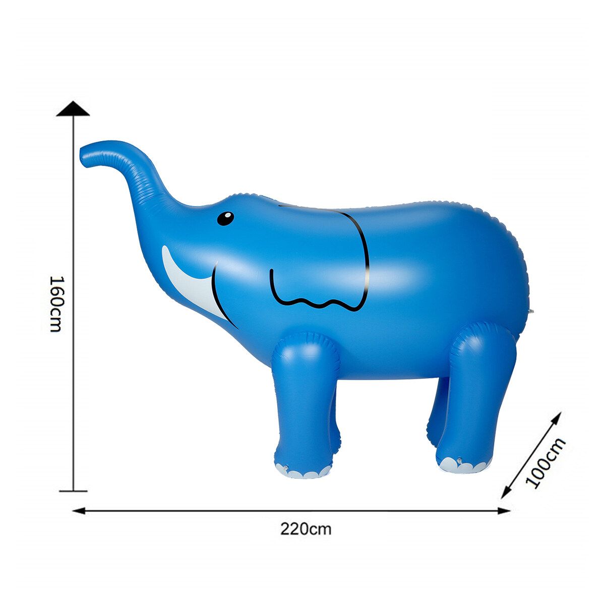 Elephant Sprinkler, Inflatable Elephant Water Toys Outdoor Inflatable Ginormous Elephant Yard Sprinkler For Kids Pink