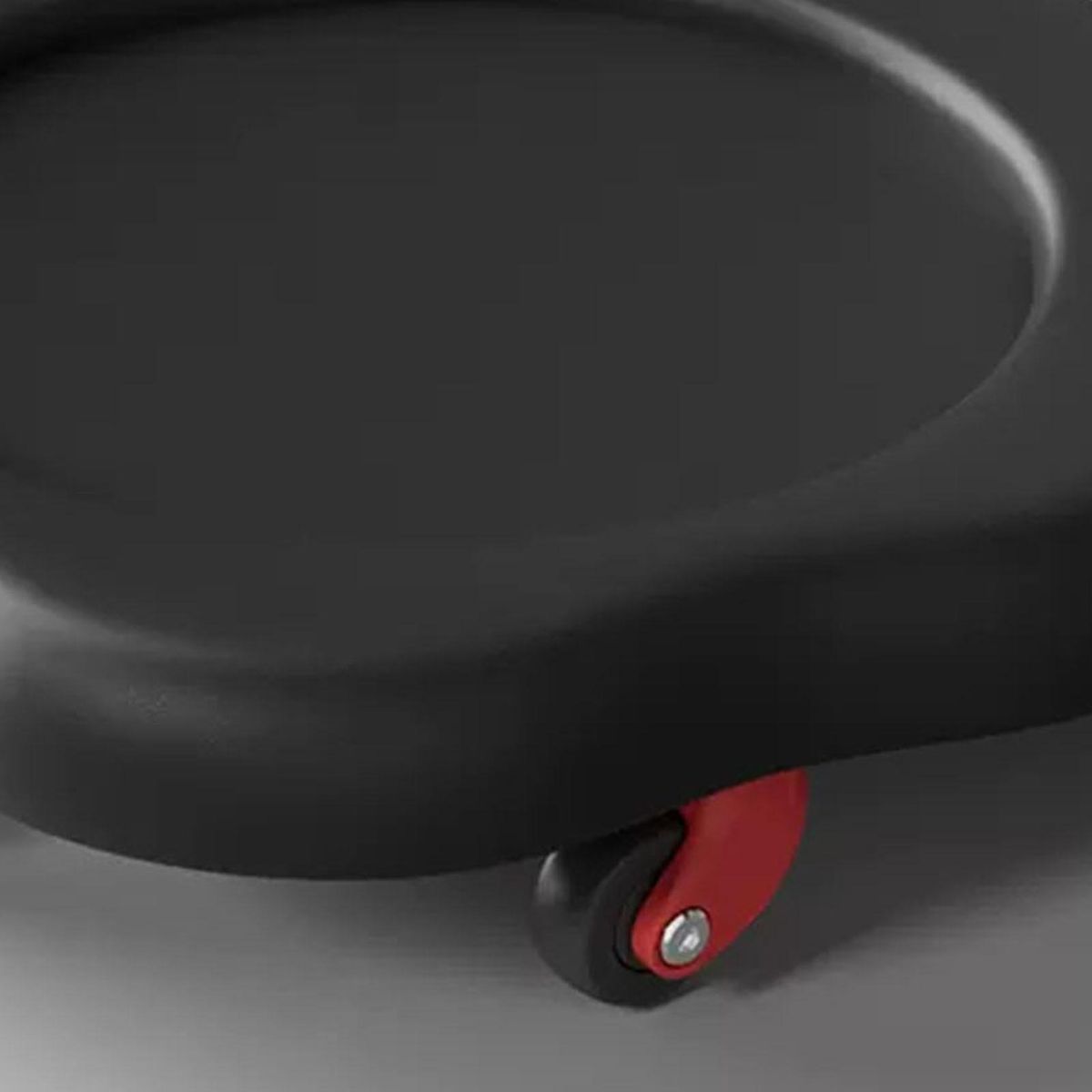 Core Strength Trainer Ultra-quiet 5-wheel Ab Roller Tray for Men Black