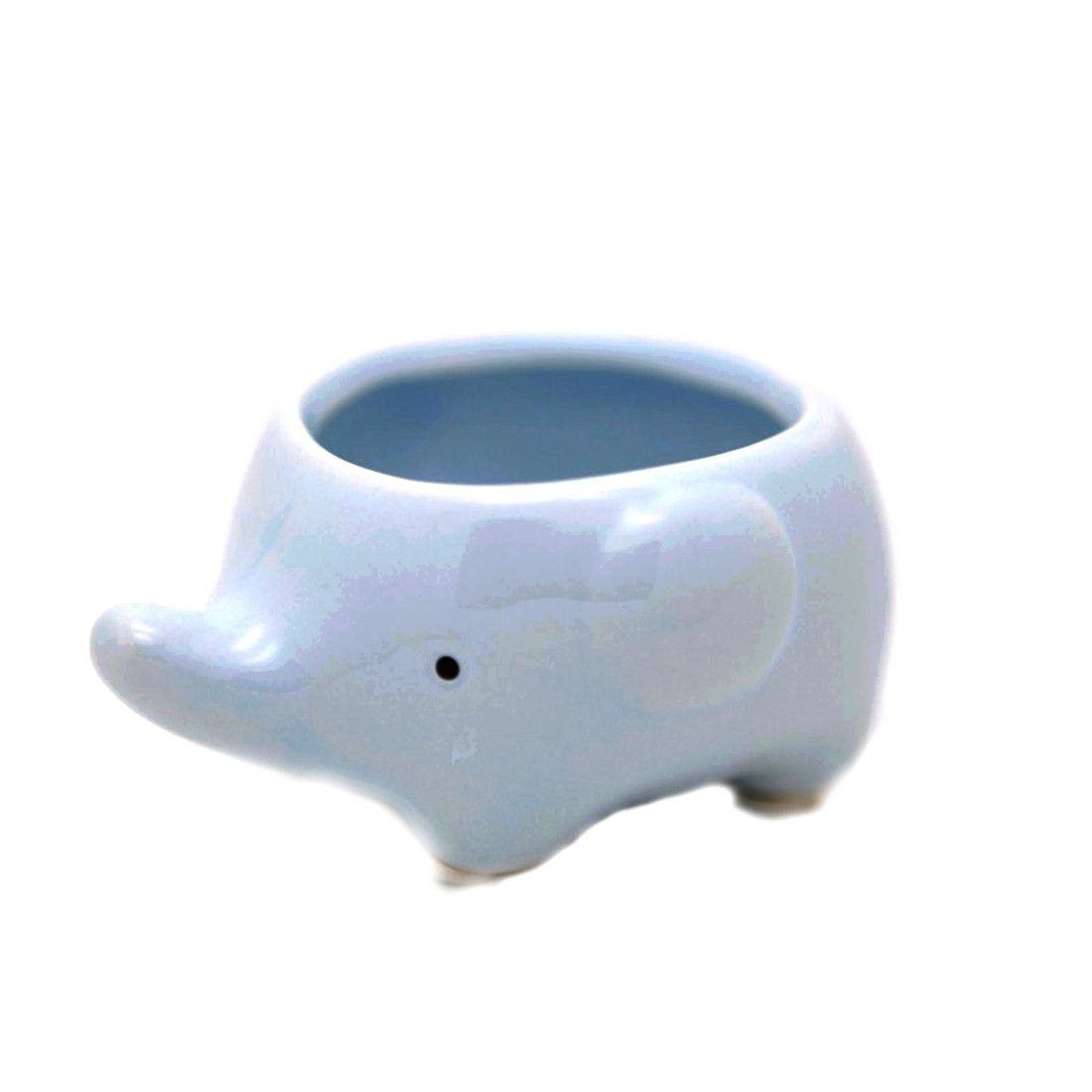 Practical Little Animals Ceramic Flowerpot Pig Elephant Hedgehog Planter On Sale Succ