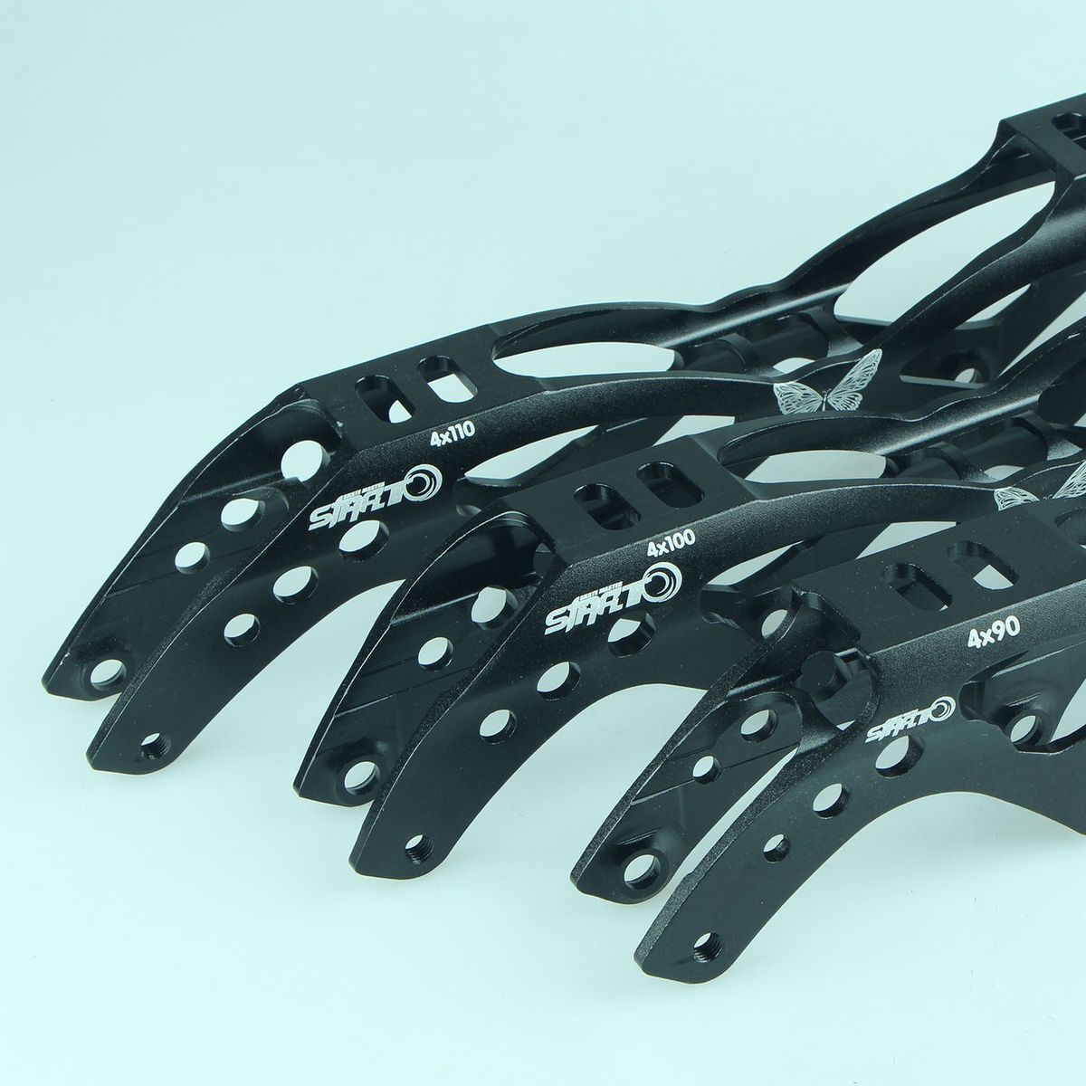 Professional Inline Speed Skates High-strength Aluminum Alloy Frame 4*90 Specifications (150-165mm Mounting )