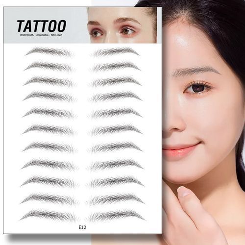 Waterproof Hair-like Authentic Eyebrow Tattoo Sticker