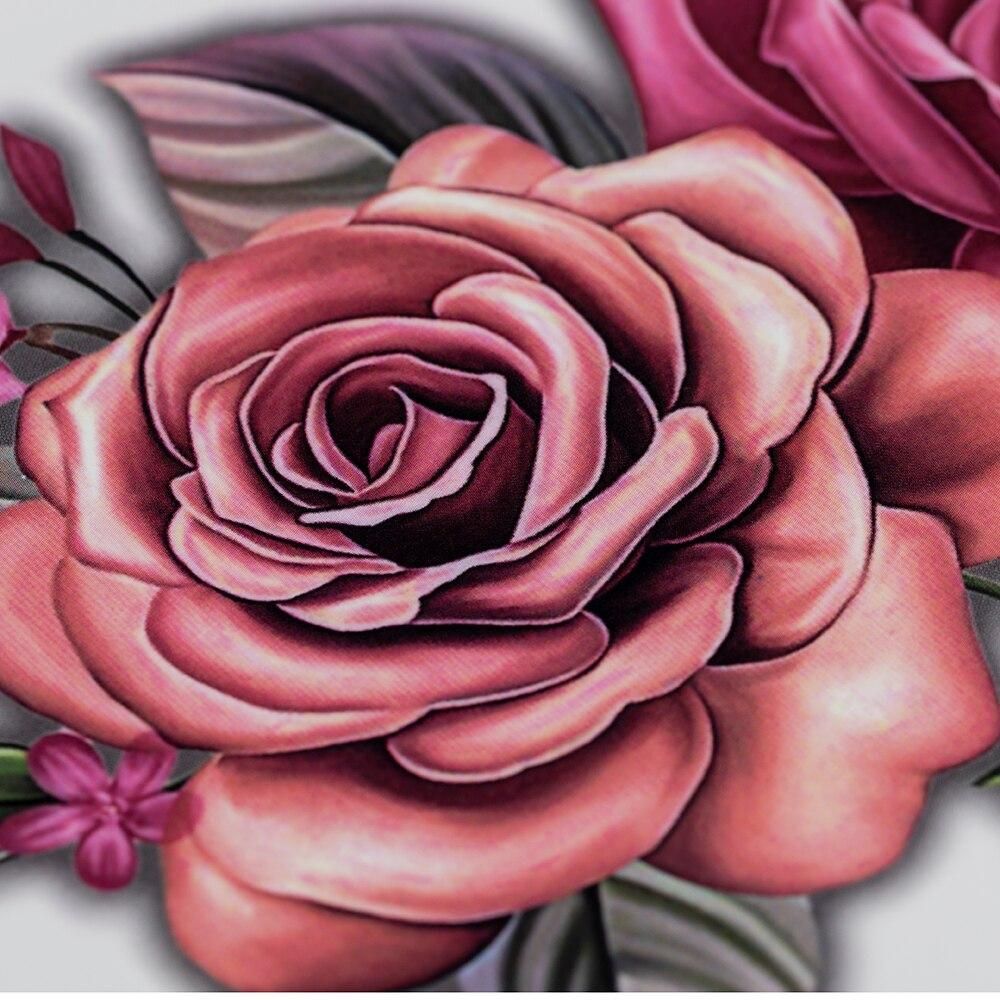 Beauty 1 Pcs Make Up Fake Temporary Tattoos Stickers Rose Flowers Arm Shoulder Tattoo Waterproof Women Big Flash Tattoo on Body