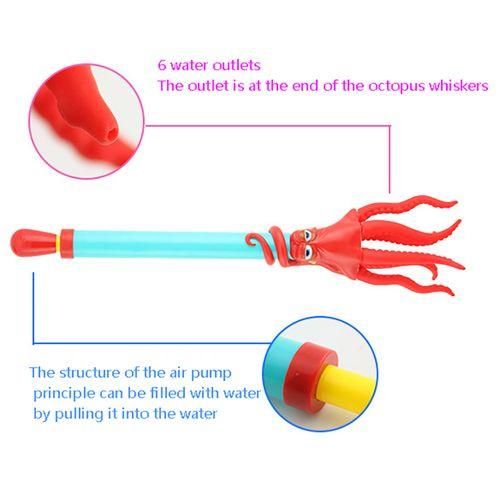 Children Water Shooter Water Toy Funny Octopus