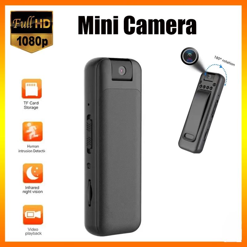 Mini Digtal Voice Camera Recorder 1080P Full Audio Video Recorder Micro Body Camcorder Night Vision