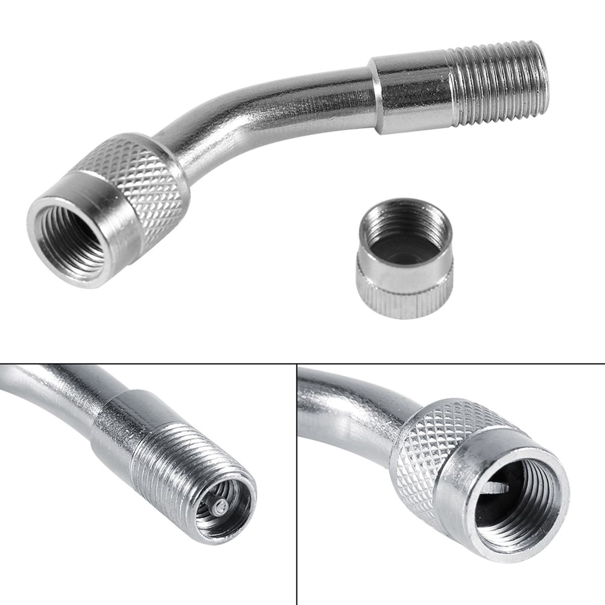 45/90/135 Degree Angle Car Motorcycle Bike Tyre Valve Tube