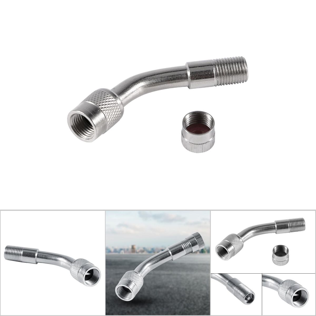 45/90/135 Degree Angle Car Motorcycle Bike Tyre Valve Tube