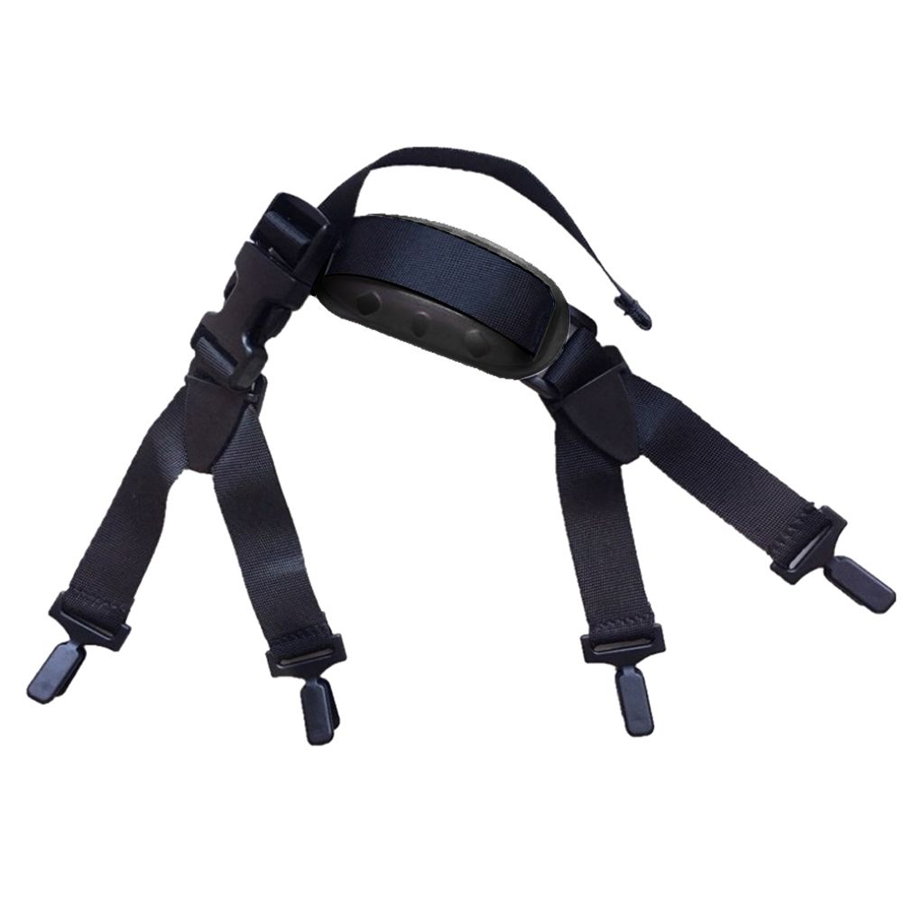 2 PCS Universal Ty Chin Strap With Chin Cup Bike Chin