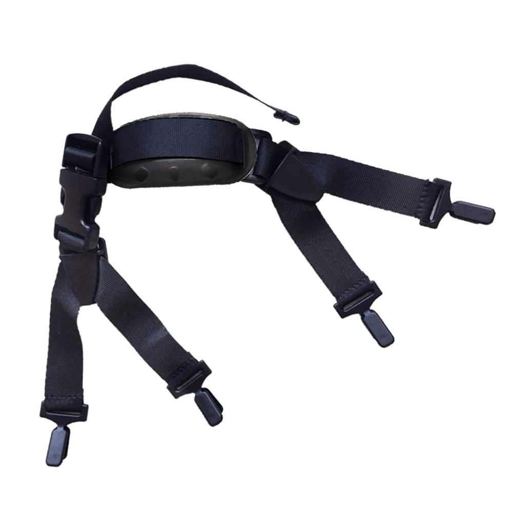 2 PCS Universal Ty Chin Strap With Chin Cup Bike Chin