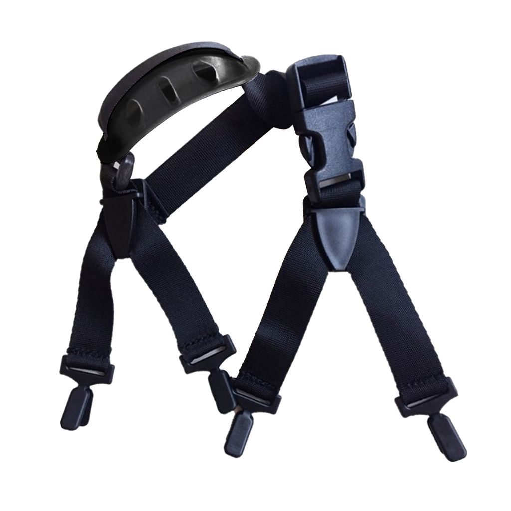 2 PCS Universal Ty Chin Strap With Chin Cup Bike Chin