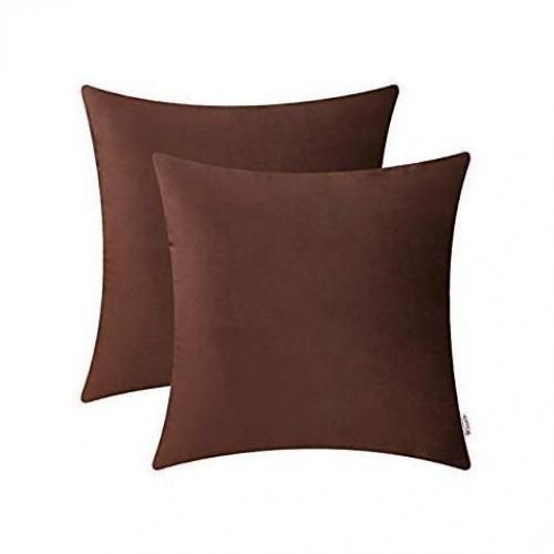 High Quality Fiber Chocolate Throw Pillow