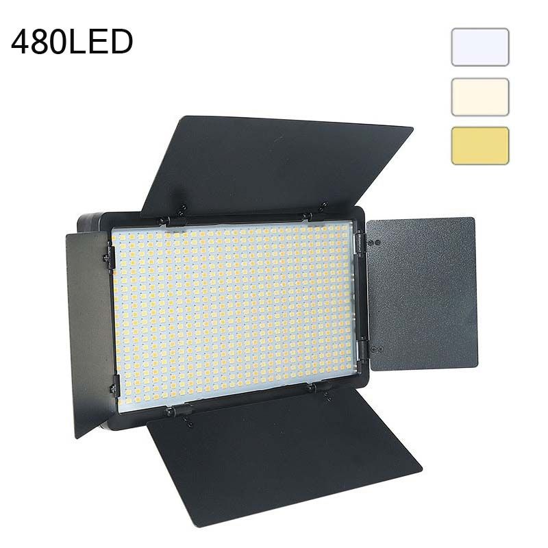 E600 3-color Temperature LED Flat Panel Lights Fill Light