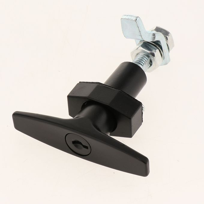 Trailer Caravan Toolbox Cabinet T-Handle Black Garage Door Lock