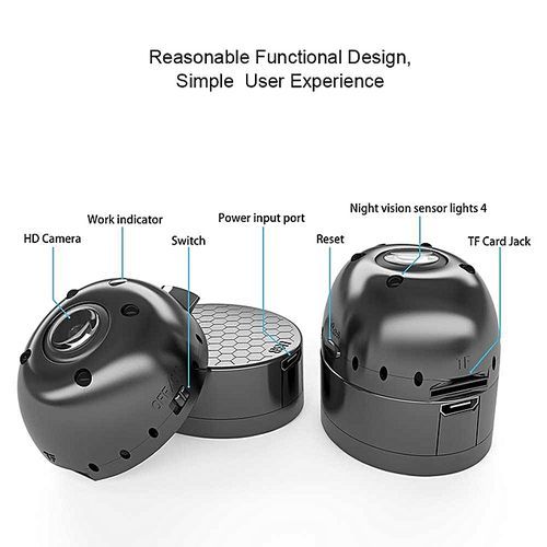 Mini Camera DVR Portable DV Video Photo Micro Camcorder Support Loop Video Recording US PLUG By HT