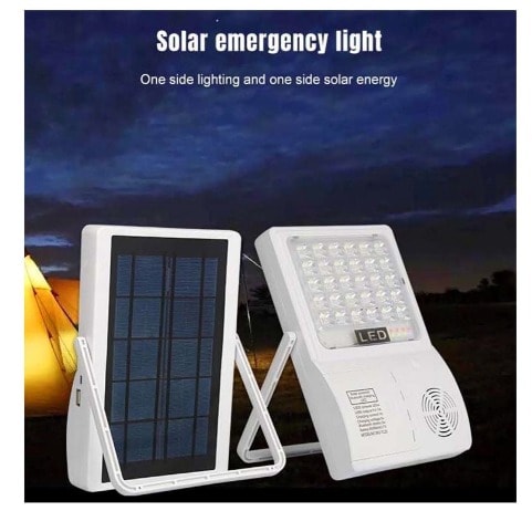 Solar 20W Emergency Light With Bluetooth And Music