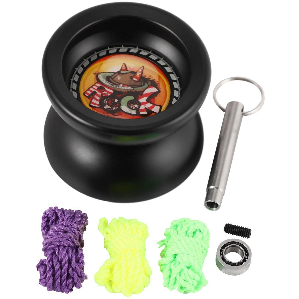 Magicyoyo Professional Advanced Alloy Yo-Yo Responsible Toy With Bearing Tool +3Pcs Yoyo String+ Bearin For Beginner Learner