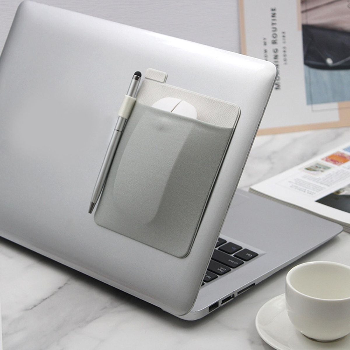 Portable Organizer Computer Peripherals Storage Bag Laptop Accessories Grey