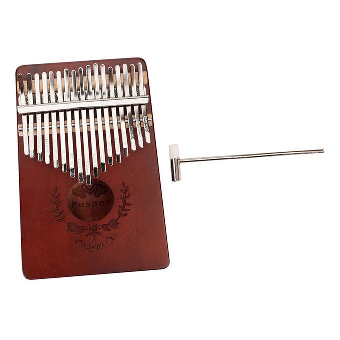17 Key Kalimba Thumb Piano Toy Mbira Solid Keyboard Musical Coffee