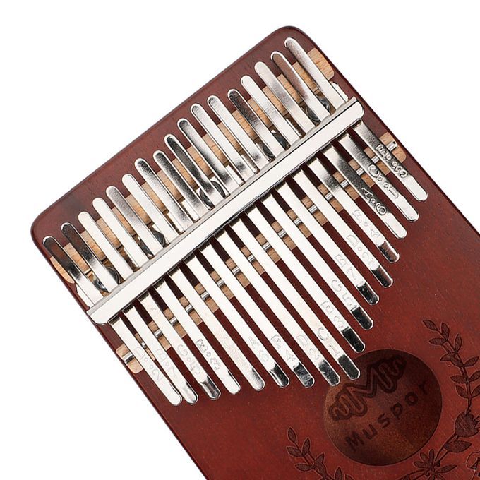 17 Key Kalimba Thumb Piano Toy Mbira Solid Keyboard Musical Coffee