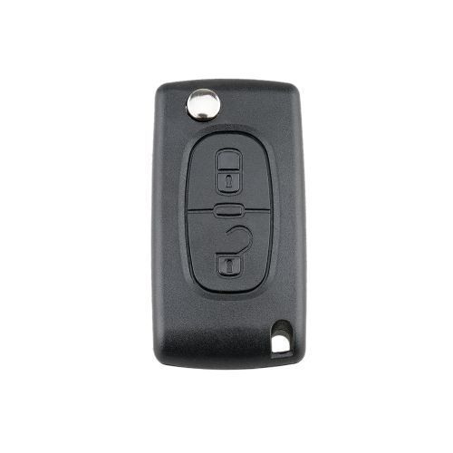 PEUGEOT Car Keys Replacement 2 Buttons Square Car Key Case