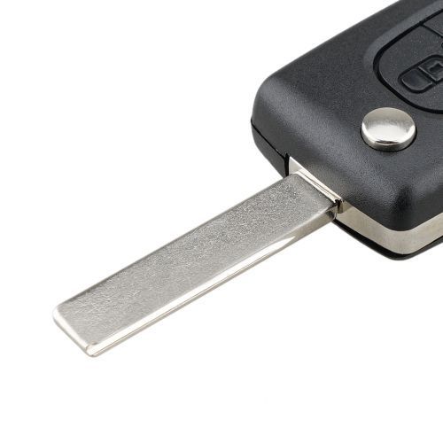 PEUGEOT Car Keys Replacement 2 Buttons Square Car Key Case