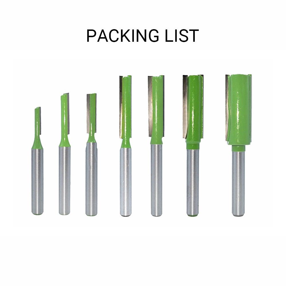 7Pcs Router Bit Set 6mm Shank Flush Trim Router Bits Carving