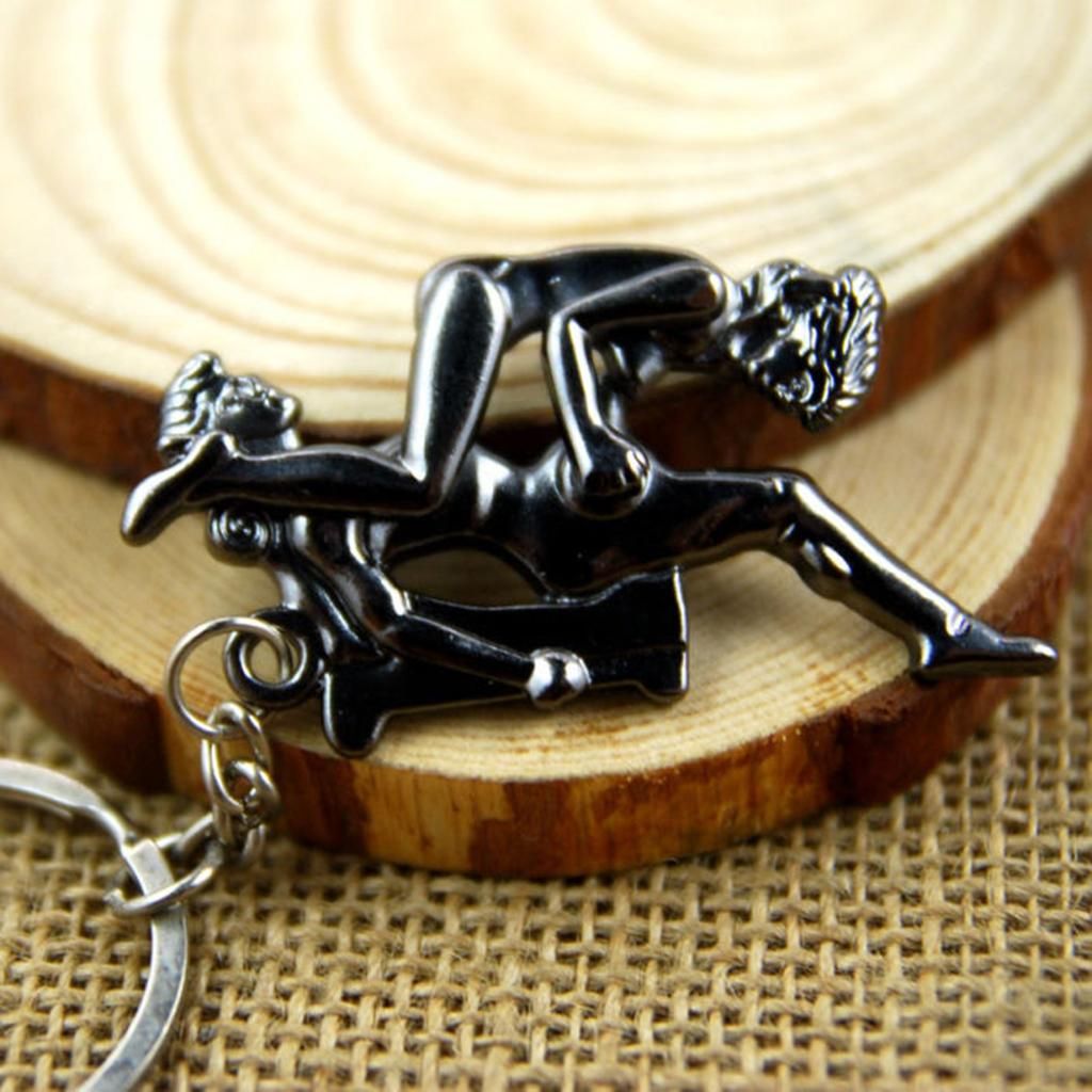 Lover Key Chain Metal  Keyring Adult Funny Toy Car Key Holder