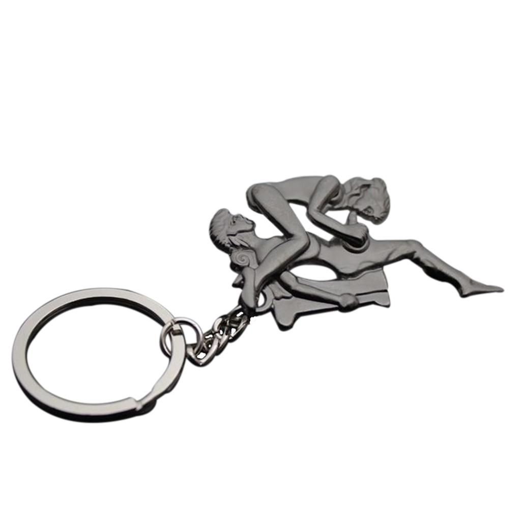 Lover Key Chain Metal  Keyring Adult Funny Toy Car Key Holder