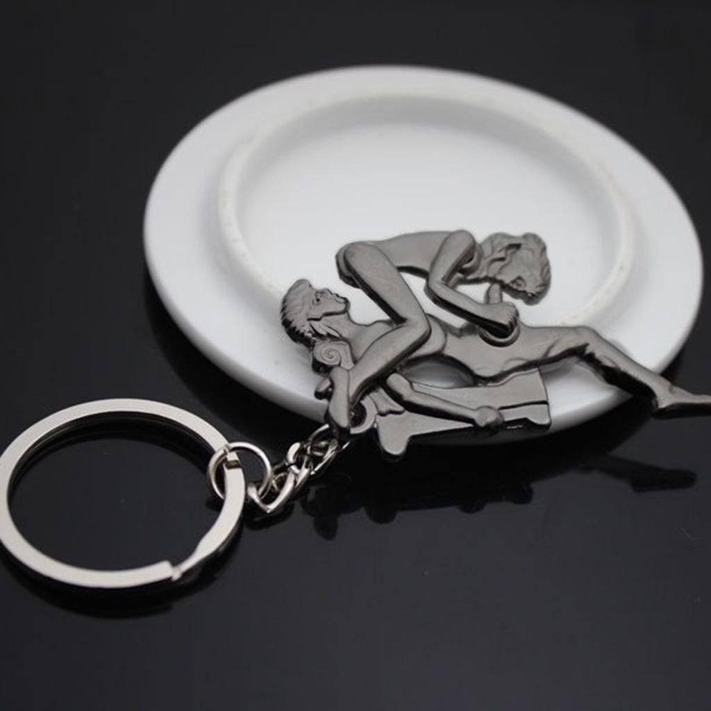 Lover Key Chain Metal  Keyring Adult Funny Toy Car Key Holder
