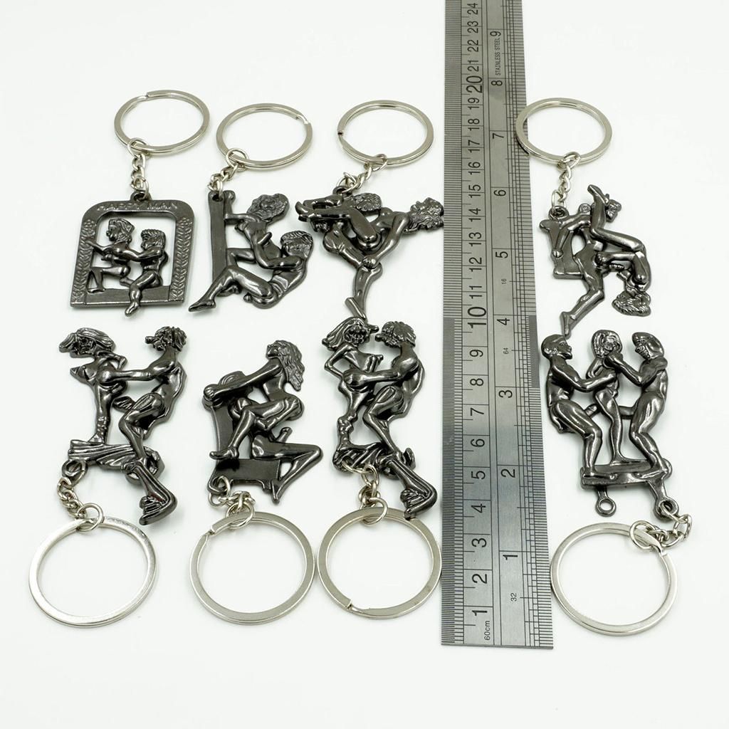 Lover Key Chain Metal  Keyring Adult Funny Toy Car Key Holder