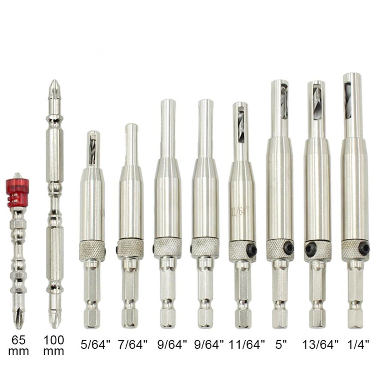 10pcs Hinge Center Positioning Bit Hinge Central Positioning