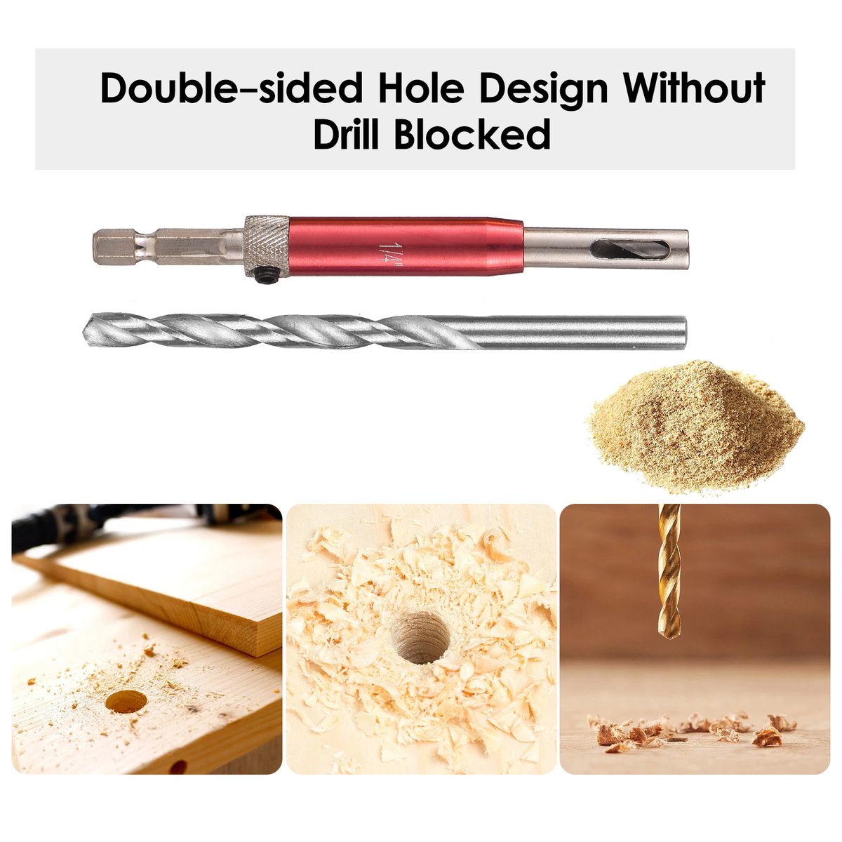 17PCs Self Centering Drill Bit Set Hex Shank Self Center