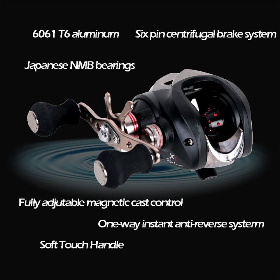 Maximumcatch Acuflex Baitcasting Reel 101 Bb 6.3:1