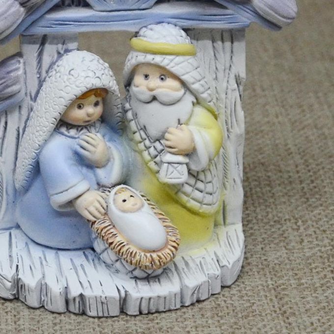 Holy Family Figurine Jesus Mary Joseph Figurine Craft For Shelf Indoor