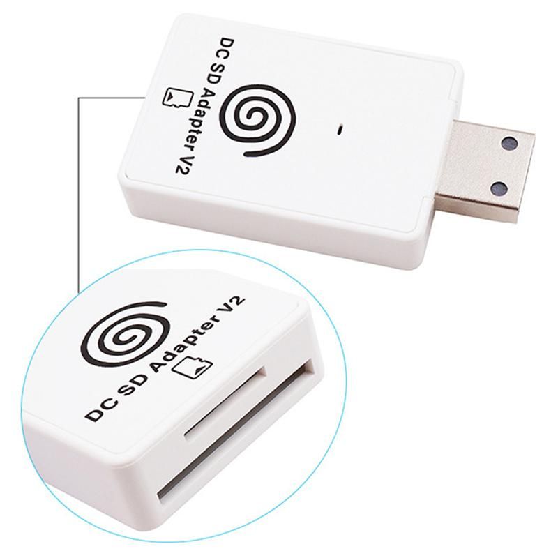 Dc Sd Tf Card Adapter Reader V2 Voor for Sega Dreamcast En