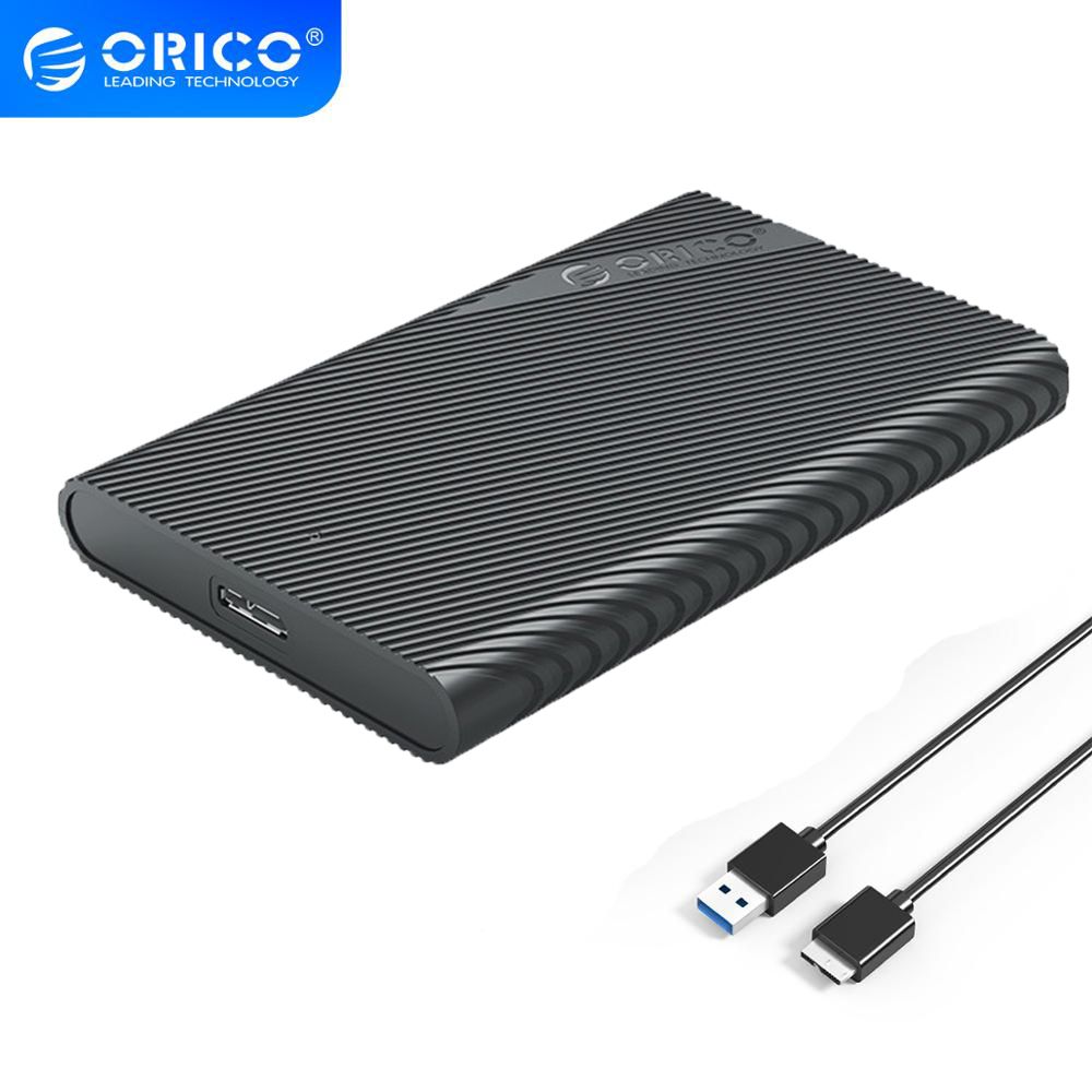ORICO 2.5 Inch SATA To USB 3.0 HDD SSD Case 2 4 TB Hard Disk Drive Box 2521U3 External HDD Enclosure For Samsung Seagate SSD