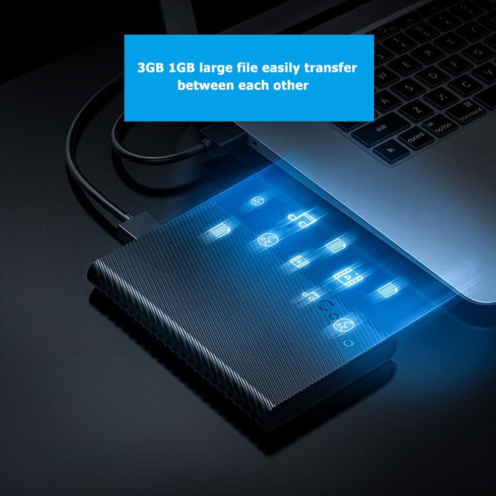 ORICO 2.5 Inch SATA To USB 3.0 HDD SSD Case 2 4 TB Hard Disk Drive Box 2521U3 External HDD Enclosure For Samsung Seagate SSD