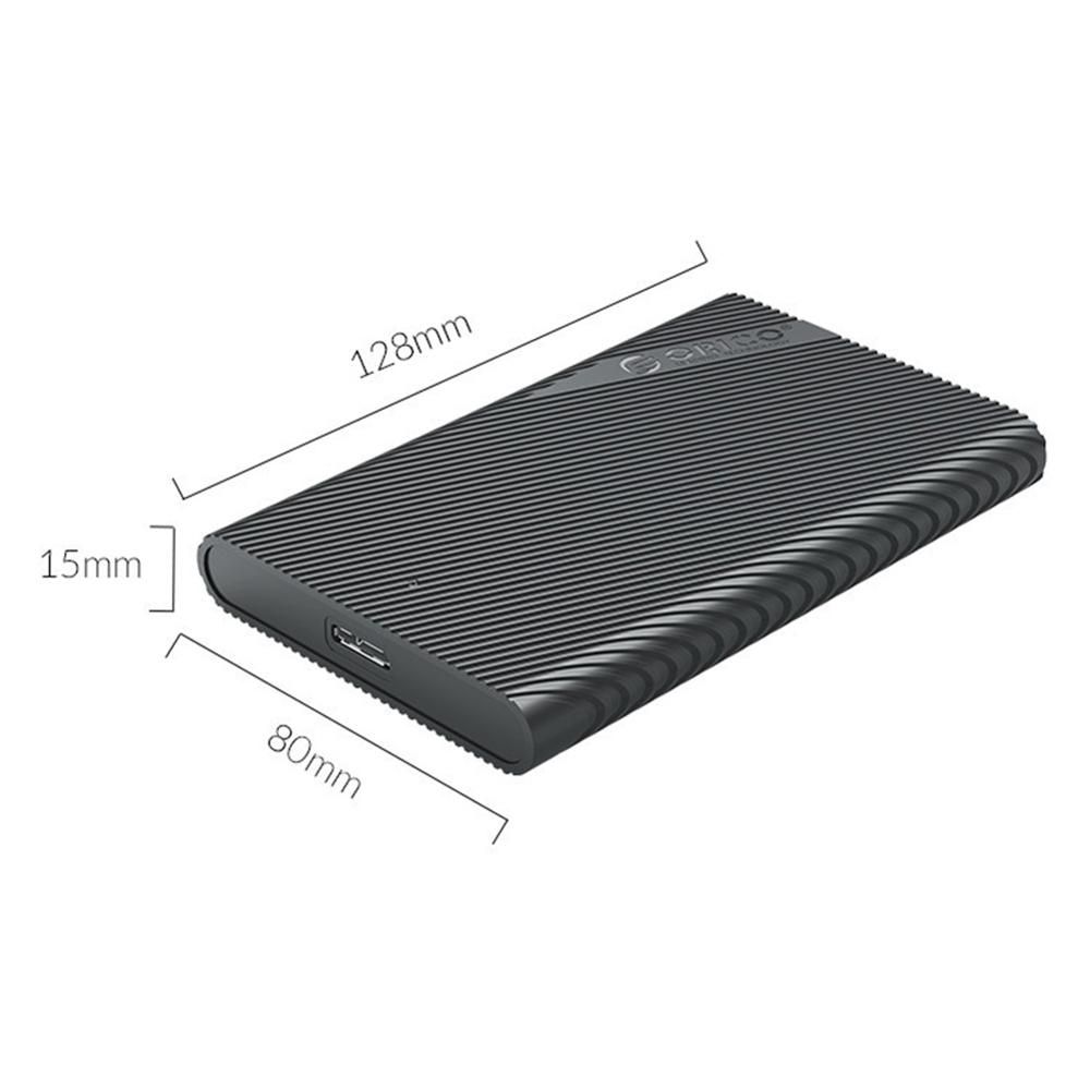 ORICO 2.5 Inch SATA To USB 3.0 HDD SSD Case 2 4 TB Hard Disk Drive Box 2521U3 External HDD Enclosure For Samsung Seagate SSD