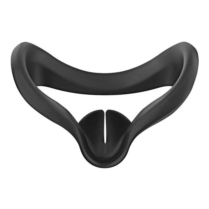 Replacement VR Silicone Face Mask Cover Pad For Oculus Quest 2  Black